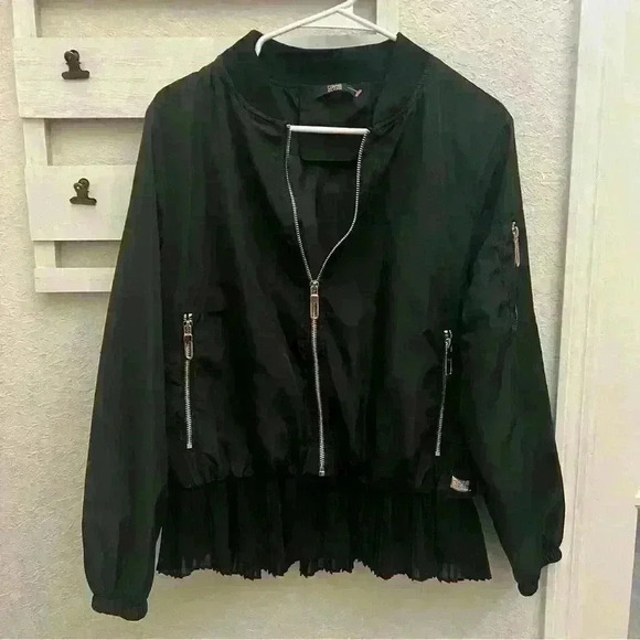 Cavalli Class Bomber Jacket - Black Medium - Picture 1 of 10